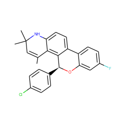 CC1=CC(C)(C)Nc2ccc3c(c21)[C@H](c1ccc(Cl)cc1)Oc1cc(F)ccc1-3 ZINC000013777147