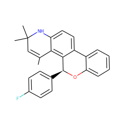 CC1=CC(C)(C)Nc2ccc3c(c21)[C@H](c1ccc(F)cc1)Oc1ccccc1-3 ZINC000013777089