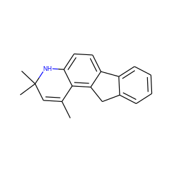 CC1=CC(C)(C)Nc2ccc3c(c21)Cc1ccccc1-3 ZINC000024611248