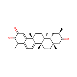 CC1C(=O)C(=O)C=C2C1=CC=C1[C@@]2(C)CC[C@@]2(C)[C@@H]3C[C@@H](C)C(=O)C[C@]3(C)CC[C@]12C ZINC000005760627