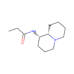 CCC(=O)N[C@H]1CCCN2CCCC[C@@H]12 ZINC000095586769