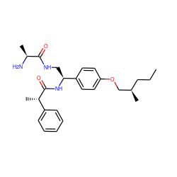 CCC[C@@H](C)COc1ccc([C@H](CNC(=O)[C@H](C)N)NC(=O)[C@@H](C)c2ccccc2)cc1 ZINC000072316086