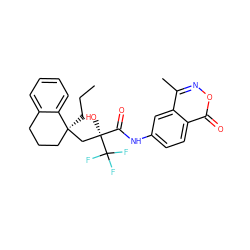 CCC[C@]1(C[C@@](O)(C(=O)Nc2ccc3c(=O)onc(C)c3c2)C(F)(F)F)CCCc2ccccc21 ZINC000003986258