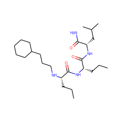 CCC[C@H](NCCCC1CCCCC1)C(=O)N[C@@H](CCC)C(=O)N[C@@H](CC(C)C)C(N)=O ZINC000026248553