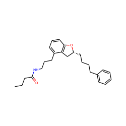 CCCC(=O)NCCCc1cccc2c1C[C@@H](CCCCc1ccccc1)O2 ZINC000028125721