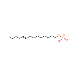 CCCC/C=C/CCCCCCCCOP(=O)(O)O ZINC000013648500