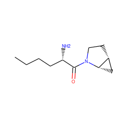 CCCC[C@H](N)C(=O)N1CC[C@@H]2C[C@@H]21 ZINC000028824941