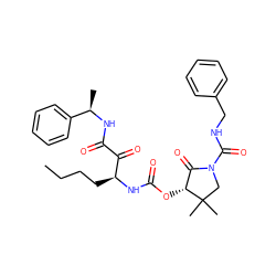 CCCC[C@H](NC(=O)O[C@@H]1C(=O)N(C(=O)NCc2ccccc2)CC1(C)C)C(=O)C(=O)N[C@H](C)c1ccccc1 ZINC000028572309