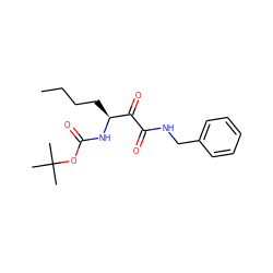 CCCC[C@H](NC(=O)OC(C)(C)C)C(=O)C(=O)NCc1ccccc1 ZINC000013589430