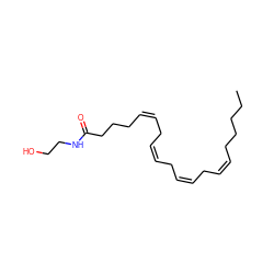 CCCCC/C=C\C/C=C\C/C=C\C/C=C\CCCC(=O)NCCO ZINC000003809850