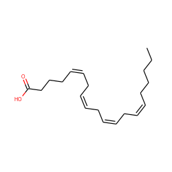 CCCCC/C=C\C/C=C\C/C=C\C/C=C\CCCC(=O)O ZINC000004474696