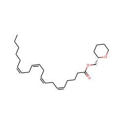 CCCCC/C=C\C/C=C\C/C=C\C/C=C\CCCC(=O)OC[C@@H]1CCCCO1 ZINC000028710845