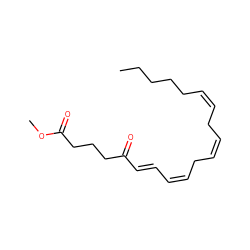 CCCCC/C=C\C/C=C\C/C=C\C=C\C(=O)CCCC(=O)OC ZINC000027863622