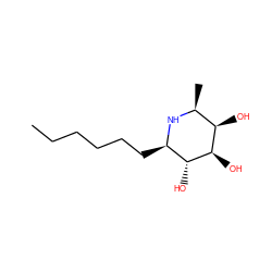 CCCCCC[C@H]1N[C@@H](C)[C@@H](O)[C@@H](O)[C@@H]1O ZINC000096286029