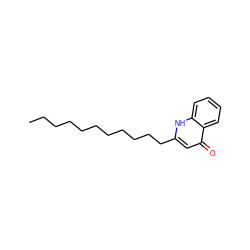 CCCCCCCCCCCc1cc(=O)c2ccccc2[nH]1 ZINC000070455164