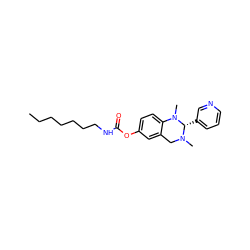 CCCCCCCNC(=O)Oc1ccc2c(c1)CN(C)[C@@H](c1cccnc1)N2C ZINC000653743747