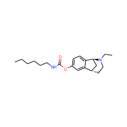 CCCCCCNC(=O)Oc1ccc2c(c1)[C@H]1CCN(CC)[C@H]2C1 ZINC000169364478