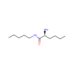 CCCCCNC(=O)[C@@H](N)CCCC ZINC000028522906