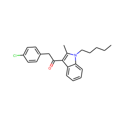 CCCCCn1c(C)c(C(=O)Cc2ccc(Cl)cc2)c2ccccc21 ZINC000028461033