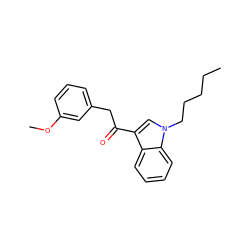 CCCCCn1cc(C(=O)Cc2cccc(OC)c2)c2ccccc21 ZINC000028456868