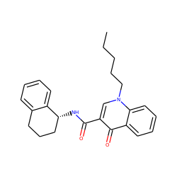 CCCCCn1cc(C(=O)N[C@@H]2CCCc3ccccc32)c(=O)c2ccccc21 ZINC000013678347