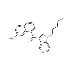 CCCCCn1cc(C(=O)c2cccc3ccc(OC)cc23)c2ccccc21 ZINC000043021179