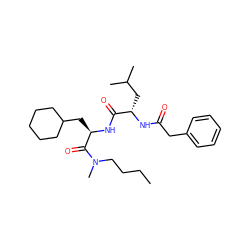 CCCCN(C)C(=O)[C@@H](CC1CCCCC1)NC(=O)[C@H](CC(C)C)NC(=O)Cc1ccccc1 ZINC000029557430