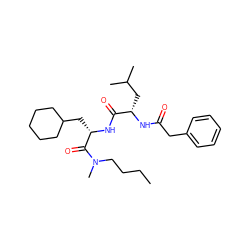 CCCCN(C)C(=O)[C@H](CC1CCCCC1)NC(=O)[C@H](CC(C)C)NC(=O)Cc1ccccc1 ZINC000029560739