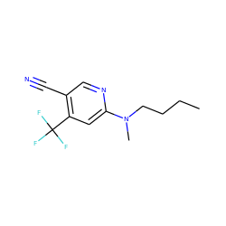 CCCCN(C)c1cc(C(F)(F)F)c(C#N)cn1 ZINC000028950634