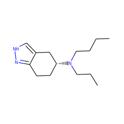 CCCCN(CCC)[C@@H]1CCc2n[nH]cc2C1 ZINC000026480590