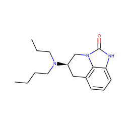 CCCCN(CCC)[C@@H]1Cc2cccc3[nH]c(=O)n(c23)C1 ZINC000013452371