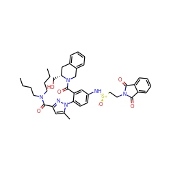 CCCCN(CCCC)C(=O)c1cc(C)n(-c2ccc(N[S@+]([O-])CCN3C(=O)c4ccccc4C3=O)cc2C(=O)N2Cc3ccccc3C[C@H]2CO)n1 ZINC001772579845