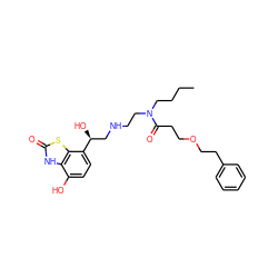 CCCCN(CCNC[C@H](O)c1ccc(O)c2[nH]c(=O)sc12)C(=O)CCOCCc1ccccc1 ZINC000034946425