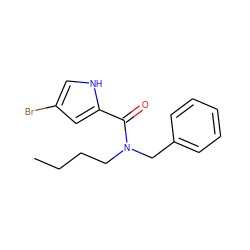 CCCCN(Cc1ccccc1)C(=O)c1cc(Br)c[nH]1 ZINC000103232564