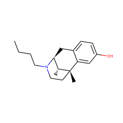 CCCCN1CC[C@@]2(C)c3cc(O)ccc3C[C@H]1[C@H]2C ZINC000100733157