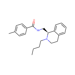 CCCCN1CCc2ccccc2[C@@H]1CNC(=O)c1ccc(C)cc1 ZINC001772655278