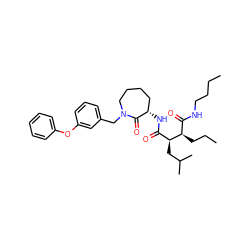 CCCCNC(=O)[C@@H](CCC)[C@@H](CC(C)C)C(=O)N[C@H]1CCCCN(Cc2cccc(Oc3ccccc3)c2)C1=O ZINC000038143372