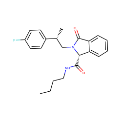 CCCCNC(=O)[C@H]1c2ccccc2C(=O)N1C[C@@H](C)c1ccc(F)cc1 ZINC000143913711