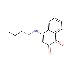 CCCCNC1=CC(=O)C(=O)c2ccccc21 ZINC000100548075