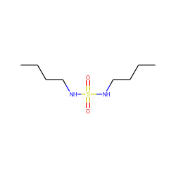 CCCCNS(=O)(=O)NCCCC ZINC000001845744