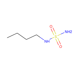 CCCCNS(N)(=O)=O ZINC000013488083