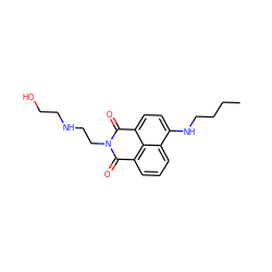 CCCCNc1ccc2c3c(cccc13)C(=O)N(CCNCCO)C2=O ZINC000063539613