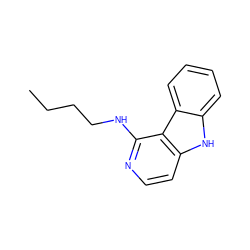 CCCCNc1nccc2[nH]c3ccccc3c12 ZINC000040973545