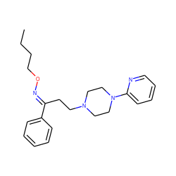 CCCCO/N=C(\CCN1CCN(c2ccccn2)CC1)c1ccccc1 ZINC000036475947