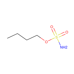 CCCCOS(N)(=O)=O ZINC000013530359