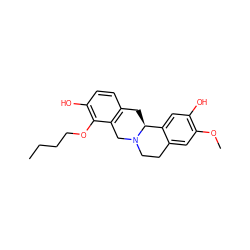 CCCCOc1c(O)ccc2c1CN1CCc3cc(OC)c(O)cc3[C@@H]1C2 ZINC001772638433