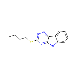 CCCCSc1nnc2c(n1)[nH]c1ccccc12 ZINC000012630151