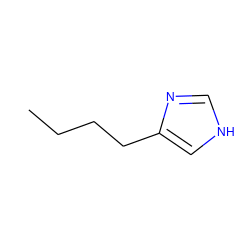 CCCCc1c[nH]cn1 ZINC000034349848