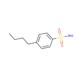 CCCCc1ccc(S(N)(=O)=O)cc1 ZINC000002472843