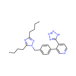 CCCCc1nc(CCCC)n(Cc2ccc(-c3cnccc3-c3nnn[nH]3)cc2)n1 ZINC000013560872